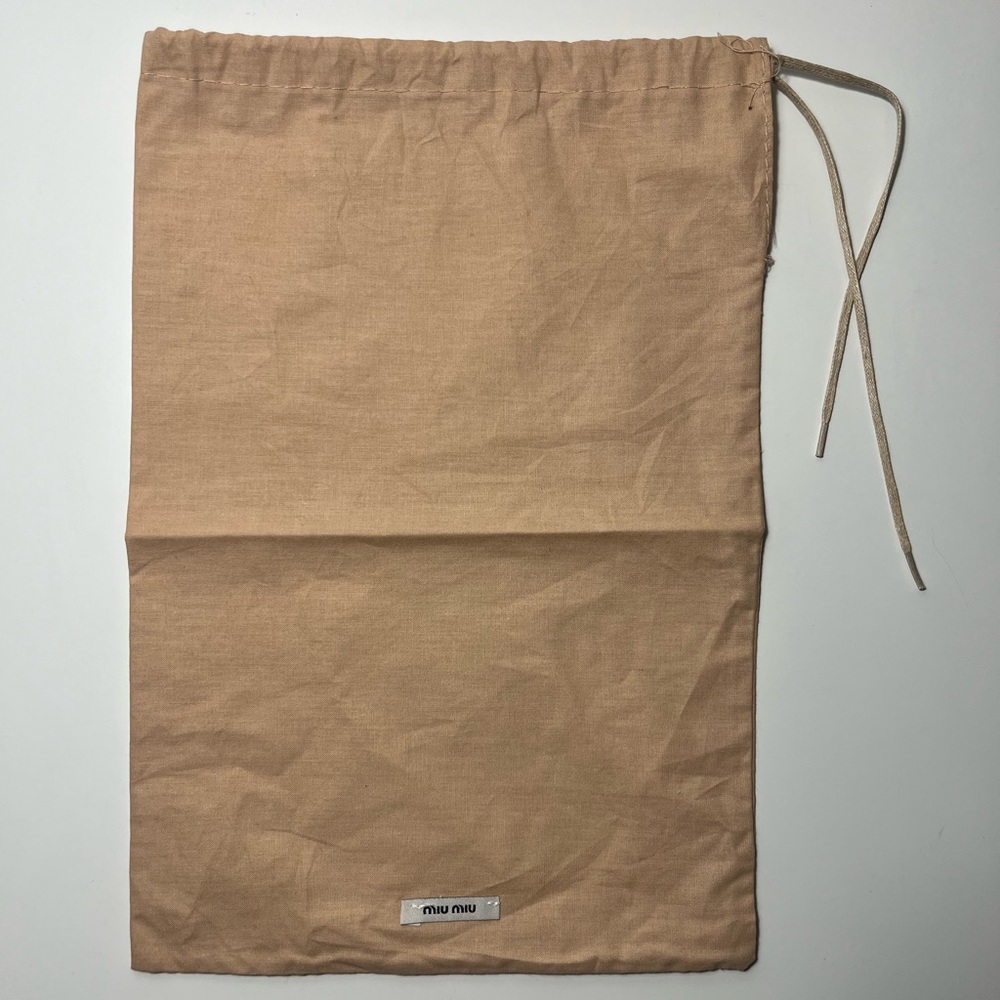 Miu Miu Drawstring Authentic Wallet On Chain Woc … - image 2